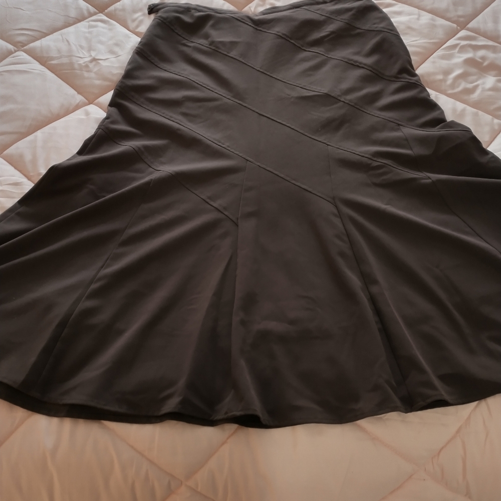 Long brown skirt